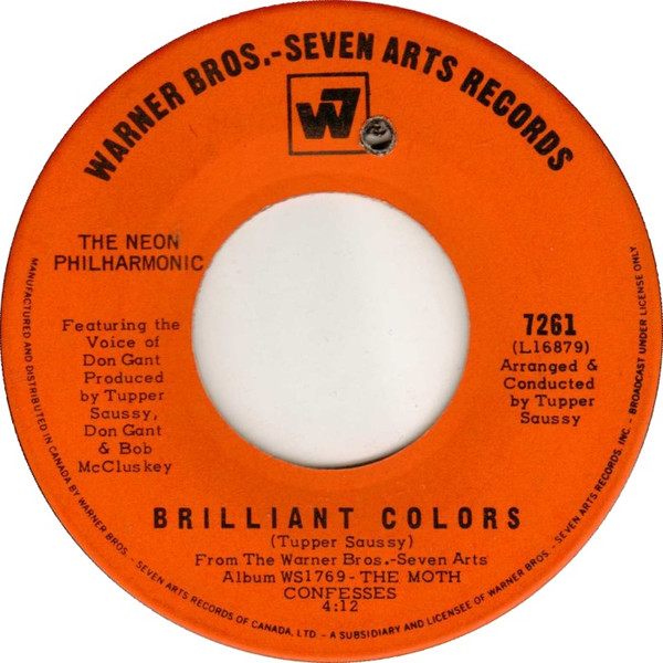 The Neon Philharmonic - Morning Girl / Brilliant Colors (7", Single, Mono) (Very Good Plus (VG+)) - Image 2