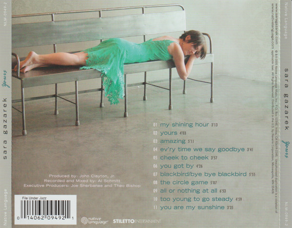 Sara Gazarek - Yours (CD, Album) (Near Mint (NM or M-)) - Image 4