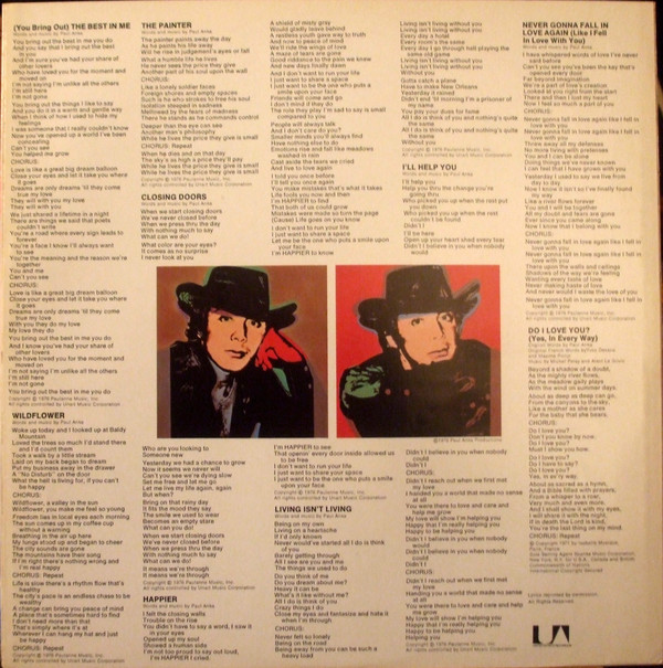 Paul Anka - The Painter (LP, Album, Quad) (Mint (M)) - Image 3