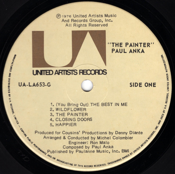 Paul Anka - The Painter (LP, Album, Quad) (Mint (M)) - Image 5