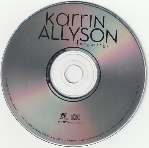Karrin Allyson - Footprints (CD, Album) (Near Mint (NM or M-)) - Image 3