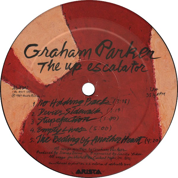 Graham Parker - The Up Escalator (LP, Album, Ter) (Mint (M)) - Image 3
