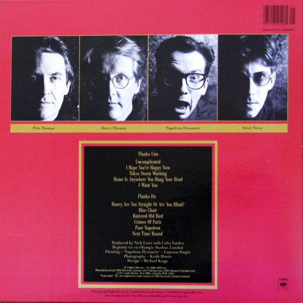 Elvis Costello & The Attractions - Blood & Chocolate (LP, Album) (Mint (M)) - Image 2