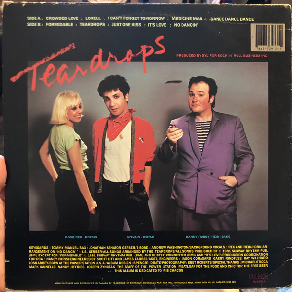 Sylvain Sylvain - Syl Sylvain And The Teardrops (LP, Album) (Mint (M)) - Image 2