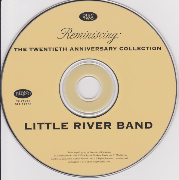 Little River Band - Reminiscing: The Twentieth Anniversary Collection (2xCD, Comp, RM) (Near Mint (NM or M-)) - Image 4