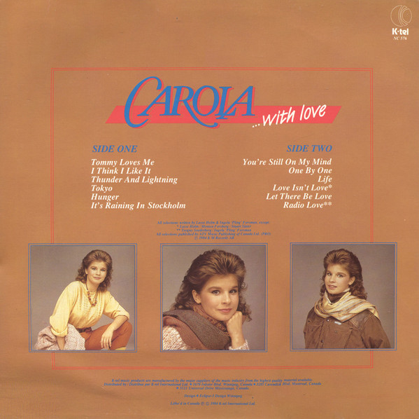 Carola (3) - ... With Love (LP, Album) (Mint (M)) - Image 4
