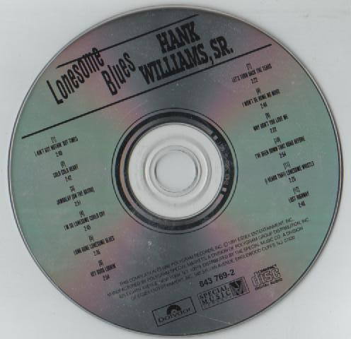 Hank Williams - Lonesome Blues (CD, Comp) (Mint (M)) - Image 3