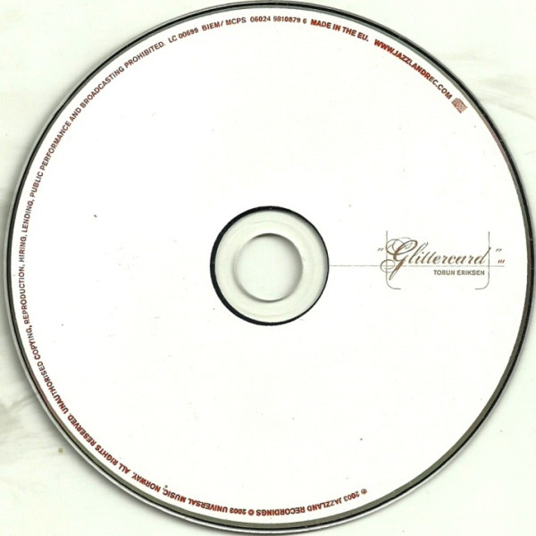 Torun Eriksen - Glittercard (CD, Album) (Near Mint (NM or M-)) - Image 3