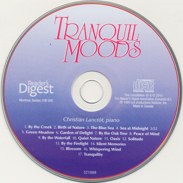 Christian Lanctôt - Tranquil Moods (CD, Comp) (Mint (M)) - Image 3