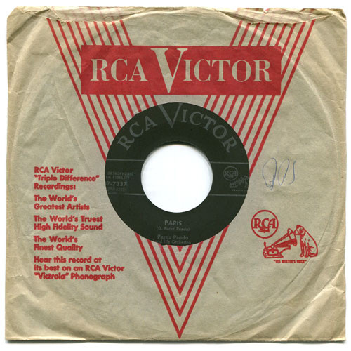 Perez Prado And His Orchestra - Guaglione / Paris (7", Single) (Near Mint (NM or M-))
