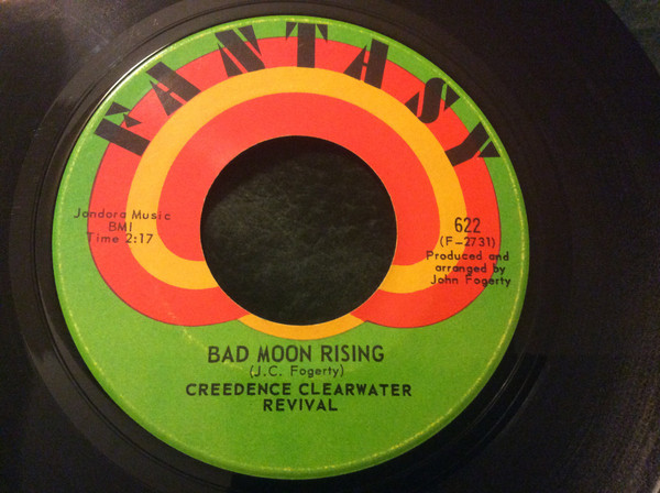 Creedence Clearwater Revival - Bad Moon Rising (7", Single) (Near Mint (NM or M-))