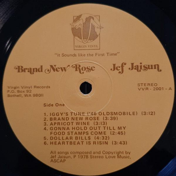 Jef Jaisun - Brand New Rose (LP) (Mint (M)) - Image 3