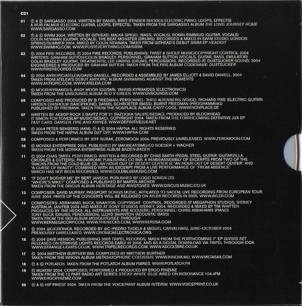 Various - The Wire Tapper 12 (2xCD, Comp) (Near Mint (NM or M-)) - Image 2