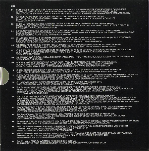 Various - The Wire Tapper 12 (2xCD, Comp) (Near Mint (NM or M-)) - Image 3