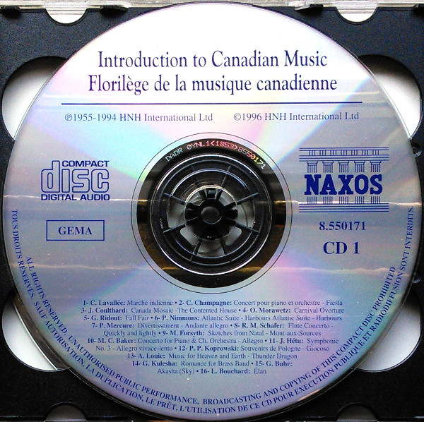 Various - Introduction To Canadian Music / Florilège De La Musique Canadienne (2xCD, Comp) (Near Mint (NM or M-)) - Image 3