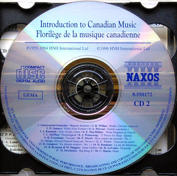 Various - Introduction To Canadian Music / Florilège De La Musique Canadienne (2xCD, Comp) (Near Mint (NM or M-)) - Image 4