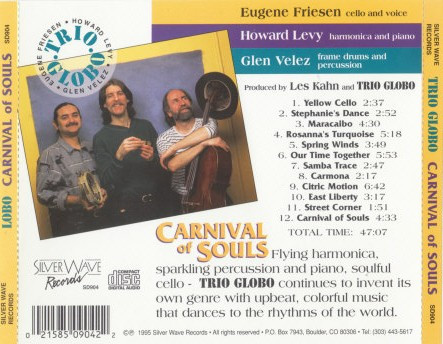 Trio Globo - Carnival Of Souls (CD, Album) (Very Good Plus (VG+)) - Image 3