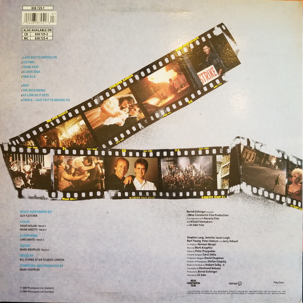 Mark Knopfler - Last Exit To Brooklyn (LP, Album) (Mint (M)) - Image 2