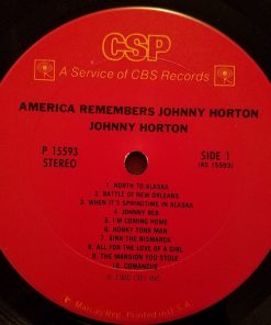 Johnny Horton - America Remembers... (LP, Comp) (Mint (M)) - Image 3