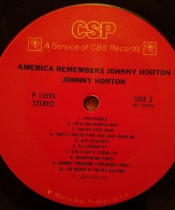 Johnny Horton - America Remembers... (LP, Comp) (Mint (M)) - Image 4