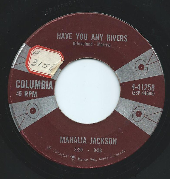 Mahalia Jackson - For My Good Fortune (7", Single) (Near Mint (NM or M-)) - Image 2
