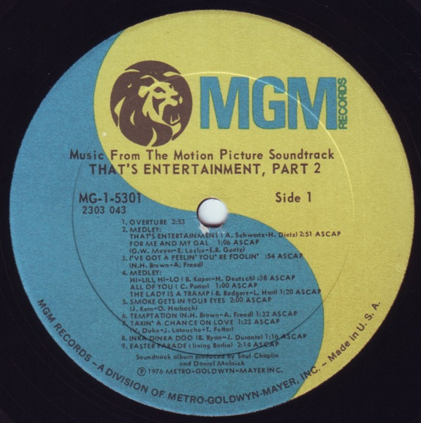 Various - Music From The Motion Picture Soundtrack - That's Entertainment, Part 2 (LP, Comp, PRC) (Mint (M)) - Image 3
