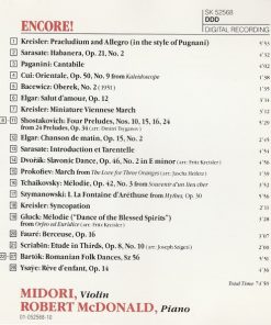 Alternative view of Midori Goto, Robert McDonald - Encore! (CD, Album) (Near Mint (NM or M-))