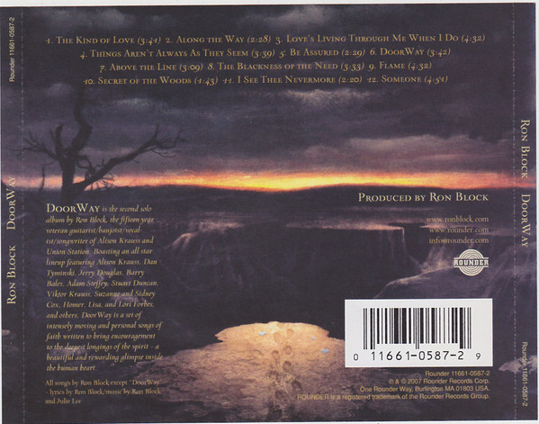 Ron Block - DoorWay (CD, Album) (Near Mint (NM or M-)) - Image 2