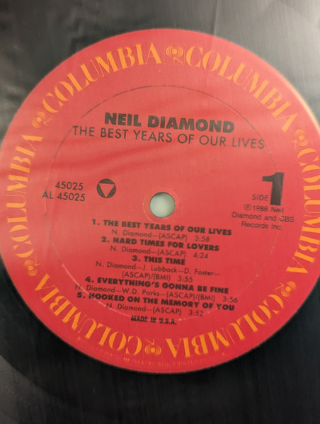 Neil Diamond - The Best Years Of Our Lives (LP, Album) (Mint (M)) - Image 5