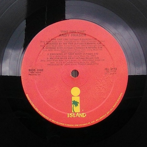 Andy Fraser - Fine Fine Line (LP, Album) (Mint (M)) - Image 4
