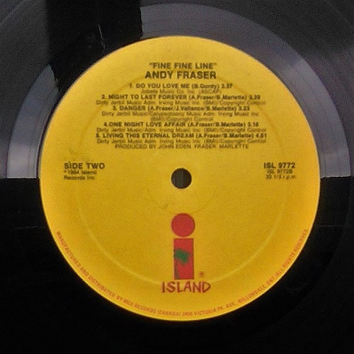 Andy Fraser - Fine Fine Line (LP, Album) (Mint (M)) - Image 5