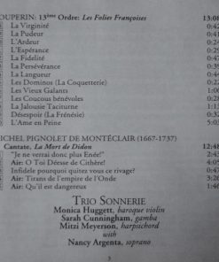 Sonnerie : Monica Huggett, Sarah Cunningham, Mitzi Meyerson With Nancy Argenta - A Portrait Of Love (CD, Album) (Near Mint (NM or M-)) - Image 5