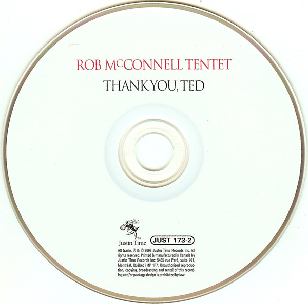 Rob McConnell Tentet - Thank You, Ted (CD, Album) (Near Mint (NM or M-)) - Image 3