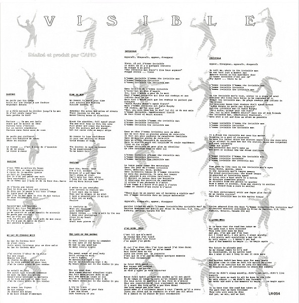 Cano - Visible (LP, Album) (Mint (M)) - Image 5