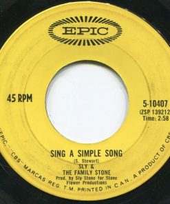 Alternative view of Sly & The Family Stone - Everyday People / Sing A Simple Song (7", Single) (Near Mint (NM or M-))
