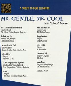 Alternative view of David "Fathead" Newman - Mr. Gentle, Mr. Cool: A Tribute to Duke Ellington (CD, Album) (Near Mint (NM or M-))