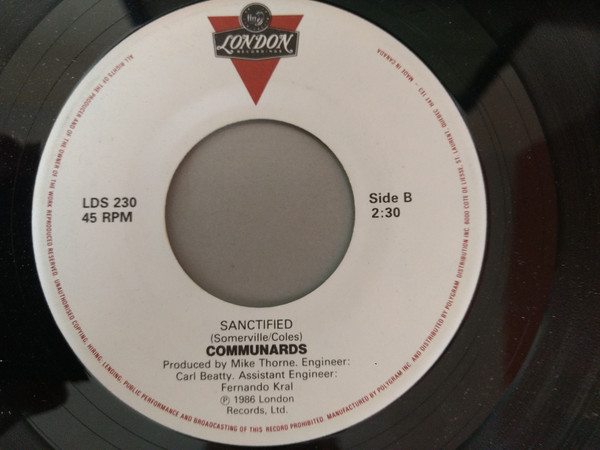 The Communards - Don't Leave Me This Way (7") (Near Mint (NM or M-)) - Image 2