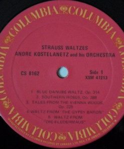 André Kostelanetz And His Orchestra - Strauss Waltzes (LP, Album, RE) (Mint (M)) - Image 3