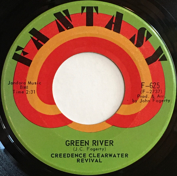 Creedence Clearwater Revival - Green River (7", Single) (Near Mint (NM or M-))