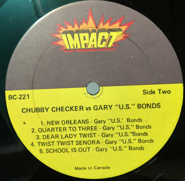 Chubby Checker, Gary U.S. Bonds - Chubby Checker Vs Gary U.S. Bonds (LP, Comp) (Mint (M)) - Image 4