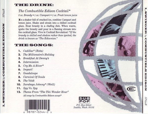 Combustible Edison - I, Swinger (CD, Album) (Near Mint (NM or M-)) - Image 2
