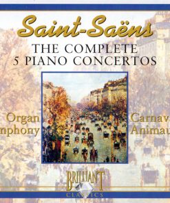 Camille Saint-Saëns - The Complete 5 Piano Concertos (3xCD, Comp) (Near Mint (NM or M-))