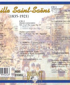 Alternative view of Camille Saint-Saëns - The Complete 5 Piano Concertos (3xCD, Comp) (Near Mint (NM or M-))