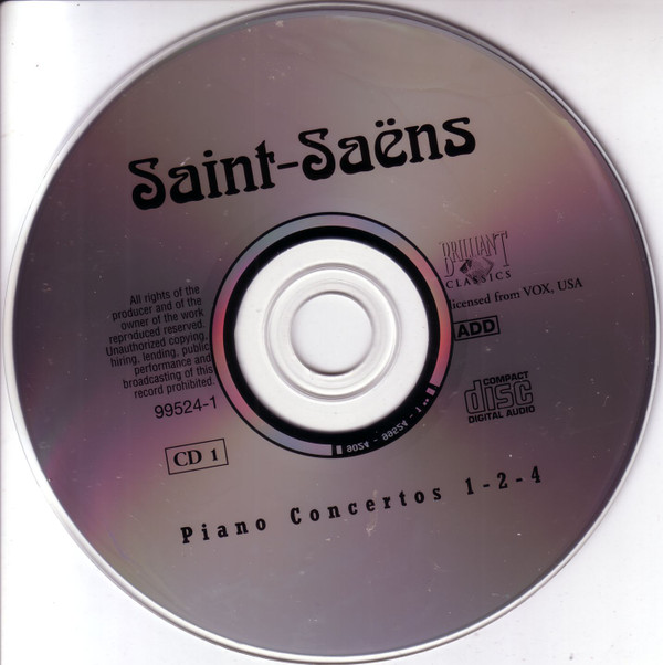 Camille Saint-Saëns - The Complete 5 Piano Concertos (3xCD, Comp) (Near Mint (NM or M-)) - Image 3