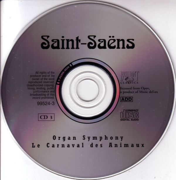 Camille Saint-Saëns - The Complete 5 Piano Concertos (3xCD, Comp) (Near Mint (NM or M-)) - Image 5
