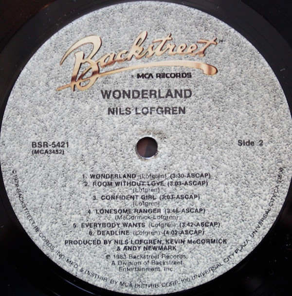 Nils Lofgren - Wonderland (LP, Album) (Mint (M)) - Image 4