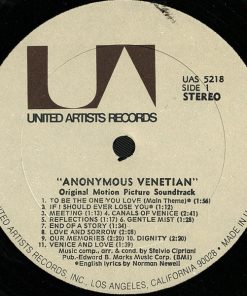Stelvio Cipriani - The Anonymous Venetian (LP, Album) (Mint (M)) - Image 3