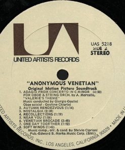 Stelvio Cipriani - The Anonymous Venetian (LP, Album) (Mint (M)) - Image 4