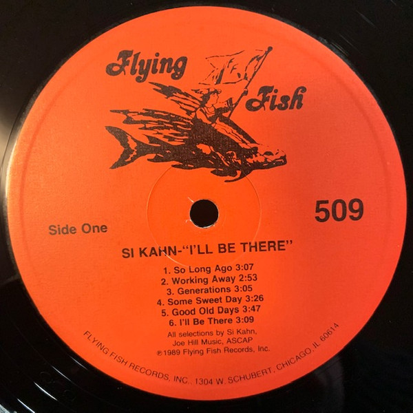 Si Kahn - I'll Be There: Songs For Jobs With Justice (LP, Album) (Mint (M)) - Image 3