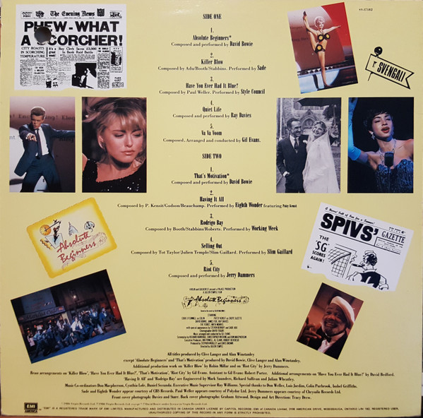 Various - Absolute Beginners - The Musical (Songs From The Original Motion Picture) (LP, Album) (Mint (M)) - Image 2